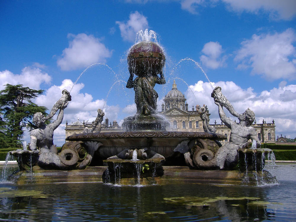 The fountain at nearby Castle Howard