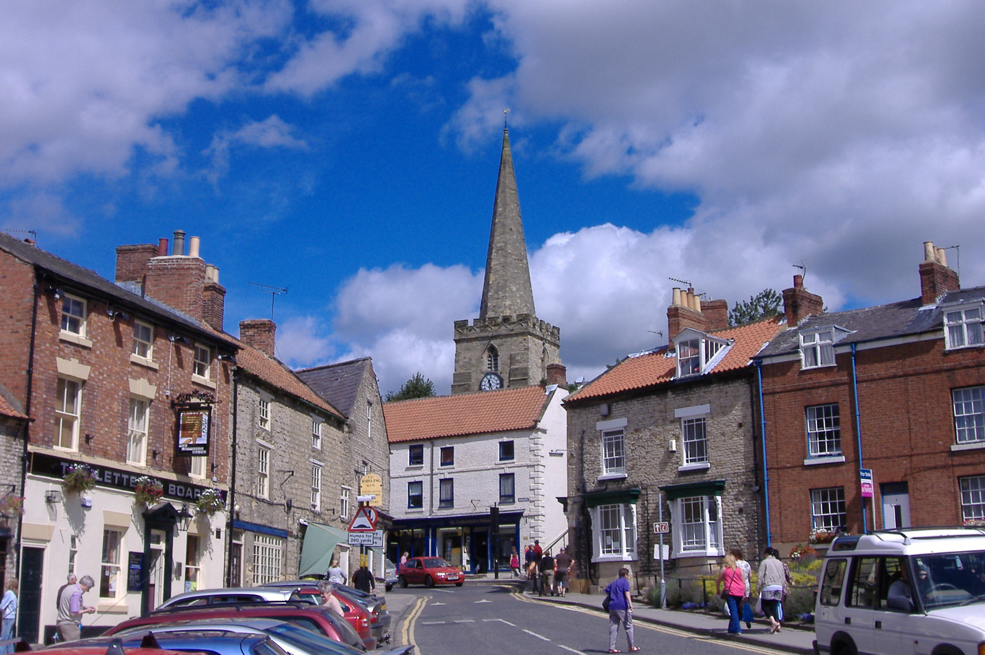 Top of the High Street in Pickering